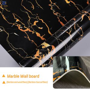Waterproof Marble Bamboo Charcoal Fibre Board 1220*2600mm