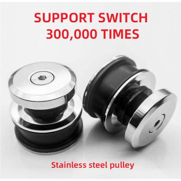 Heavy-Duty Glass Sliding Door Roller 50kg+ Load Capacity