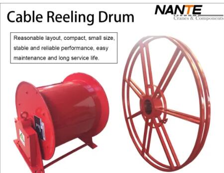 Motorized Crane Cable Reel System Overhead Crane Components To Heavy Cable