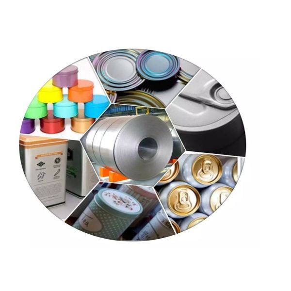 T4 5 6 / 2.8 Prime Electrolytic Tinplate Sheet Coil For Food Canning