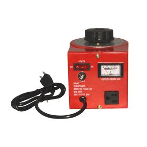China Contact Type 220V Variac Voltage Regulator Single Phase Variac Variable Transformer on sale