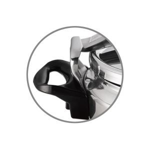 Heat Resistant Bakelite Handle Aluminum Pressure Cooker 4litre JX-PC03