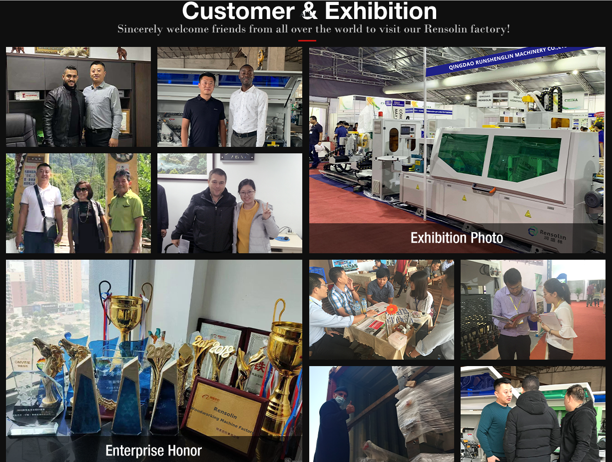 Cabinet Wood Banding Machine 12 - 20m/Min Furniture Automatic Edge Bander