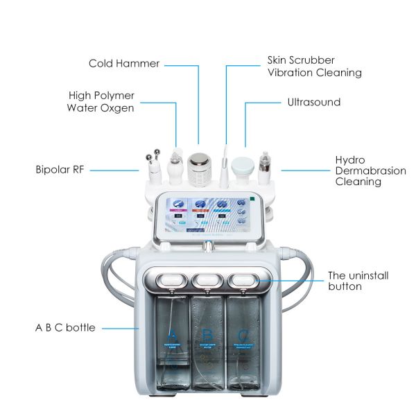 Newly launched multifunctional improve skin dull / shrink pores hydra water dermabrasion beauty machine For Sale Price