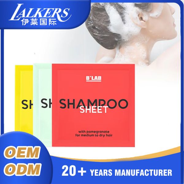 ODM OEM Eco Friendly Shampoo Tablets Rich Foaming Conditioner Sheets Hair Care