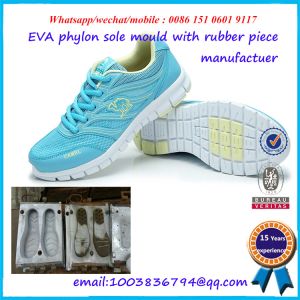 Quality 2 Colors EVA Outsole Mold With Rubber Pieces Sport Shoe Mould Maker for sale
