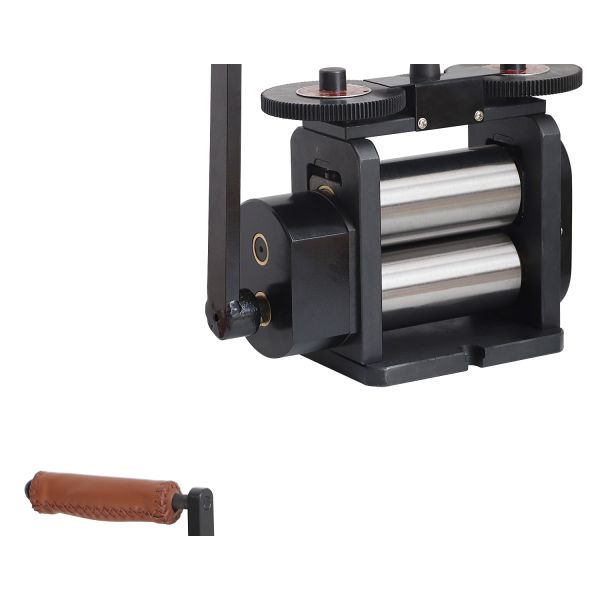 110/130mm Manual Jewellery Rolling Machine Adjustable Press Thickness