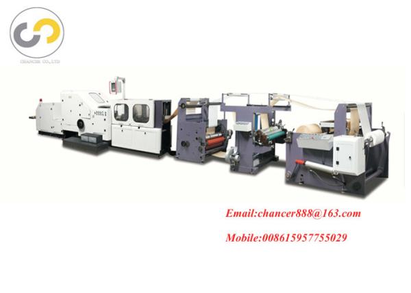 150pcs/minute Take away square bottom paper bag machine with multiple printer