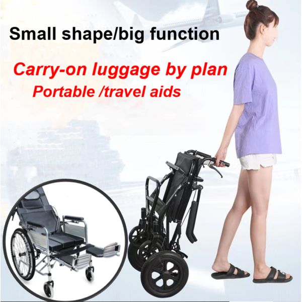 Wholesale Cheap Portable Lightweight Folding Patient Maternity Cerebral Palsy Manual Wheelchair for Elderly People