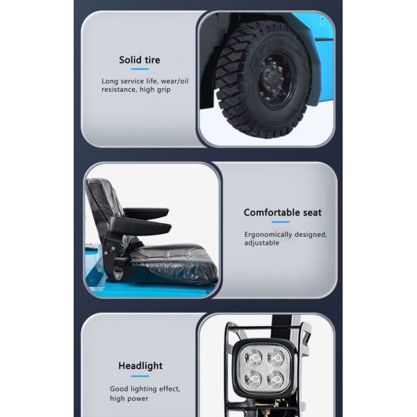 China Factory 3 Ton Electric Forklift with Best Price