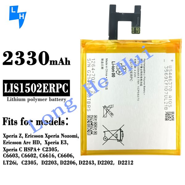 Original Battery LIS1502ERPC for Sony Xperia Z Lte Lt36h L36H C6603 lt36i h Xperi Z