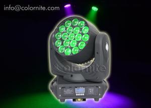 Quality Multi Color RGBW 4IN1 LED Zoom Moving Head For Stage Lighting for sale