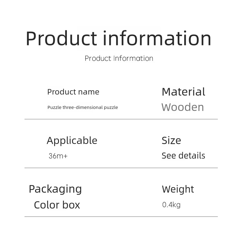 Multifunctional Unisex Educational Busy Board Wooden Puzzle Toys Child's Manual Unlocking Puzzle En71 Certified