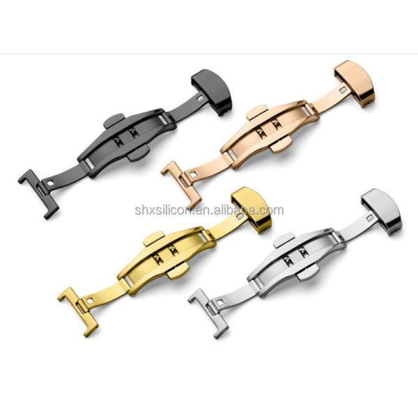 Buy OEM 316L Stainless Steel Butterfly Watch Clasp at wholesale prices