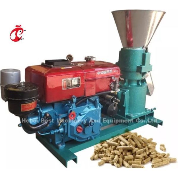 200kg/H Small Rabbit Fish Chicken Animal Feed Pellet Mill Equipment Ada