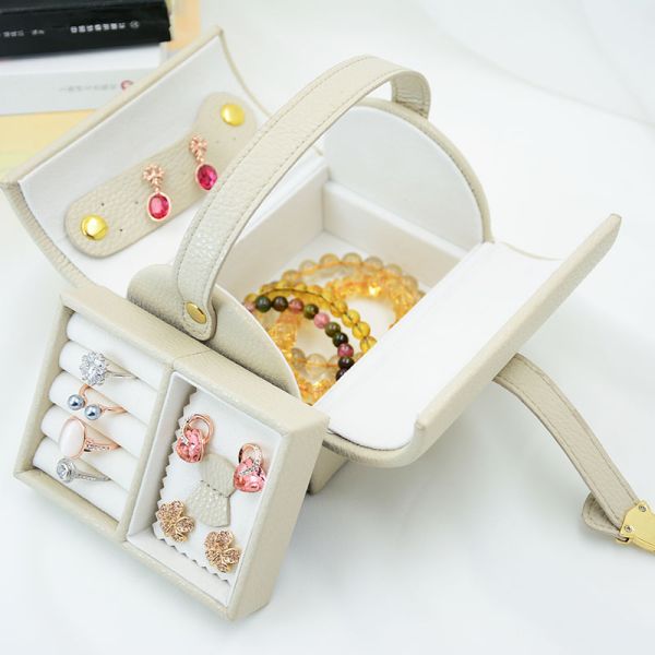 discount jewelry travel box wholesale travel jewelry box PU leather jewelry storage box