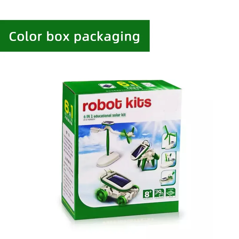 Solar Power Educational Toys 6 In 1 Diy 3d Solar Puzzle Adult Learning Toys