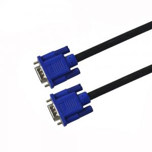 Quality 6.0mm Computer VGA Monitor Cables Hdmi To Vga Cable Braid Shielding for sale