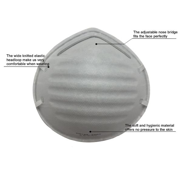 Earloop New Pneumonia Face Mask Niosh Approved Respirator For SARS