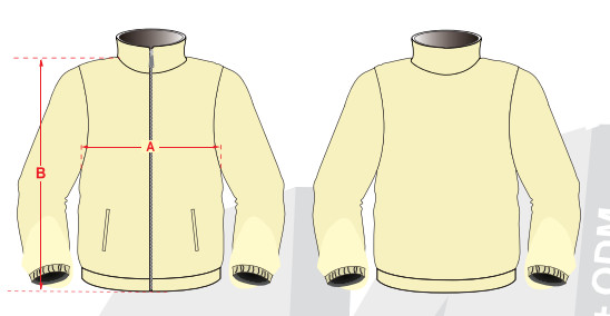 100% Polyester Mens Jogging Tracksuit , Length 50cm Gym Training Jacket