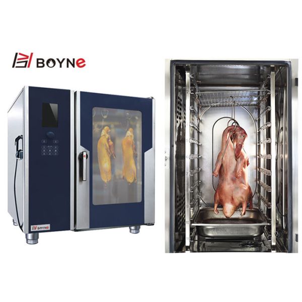 Duck Roasting Rotary Barbecue Large Capacity Combi Oven Electric