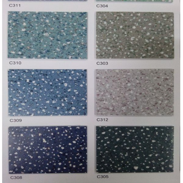 Indoor Recycled PVC Flooring Thickness:1.6mm Environmental Protection