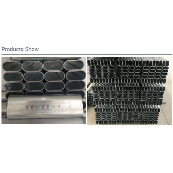 Anti Corrosion Oval Stainless Tube , Stainless Steel Oval Pipehollow Long Strip