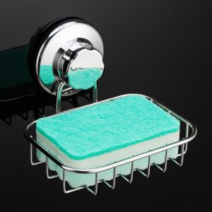 Household Bathroom Hardware Accessories Suction Cup Bar Soap Holder