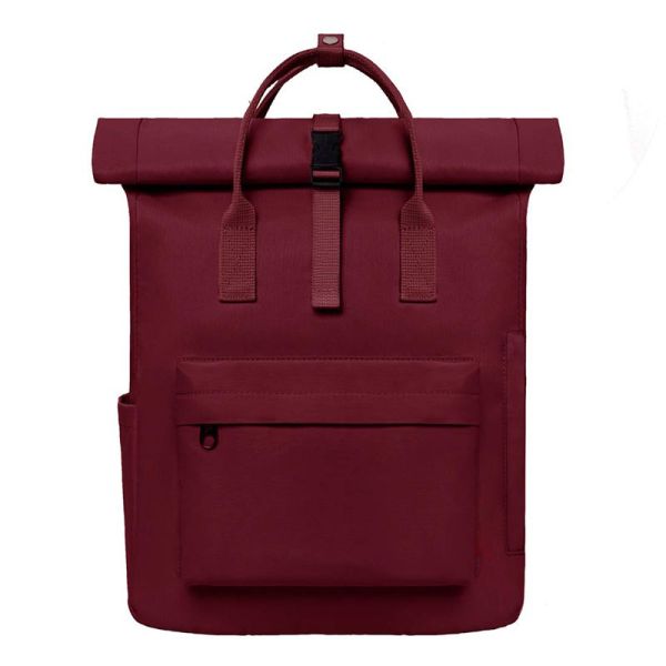 Canvas Custom Logo Waterproof Rolltop Bag 40cm Rolltop Laptop Backpack