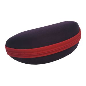 Quality Dark Purple Well Shaped Zipper Sports Sunglasses Case for sale