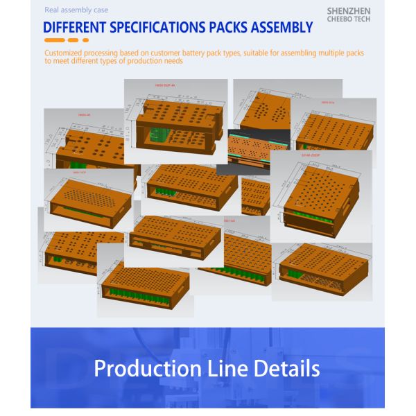 Cylindrical Battery Pack Assembly Line 3000PCS/H Automatic Production