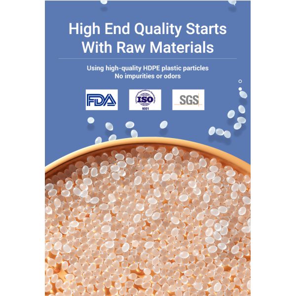 60ml 2oz HDPE Plastic Wide Mouth Reagent Bottle Extraction ODM