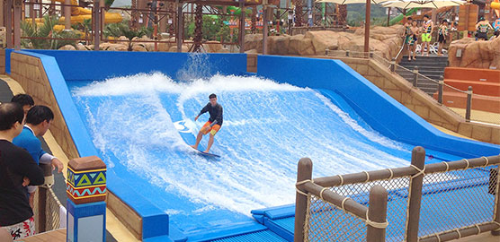 Attractive Water Wave Pool Water Park Equipment Flowrider Surfing Skateboard Simulator