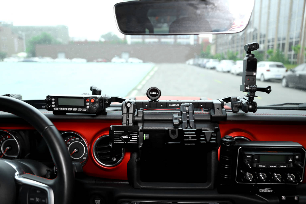 Hard anodizing surface universal car magnet mobile phone holder set for Jeep Wrangler JK