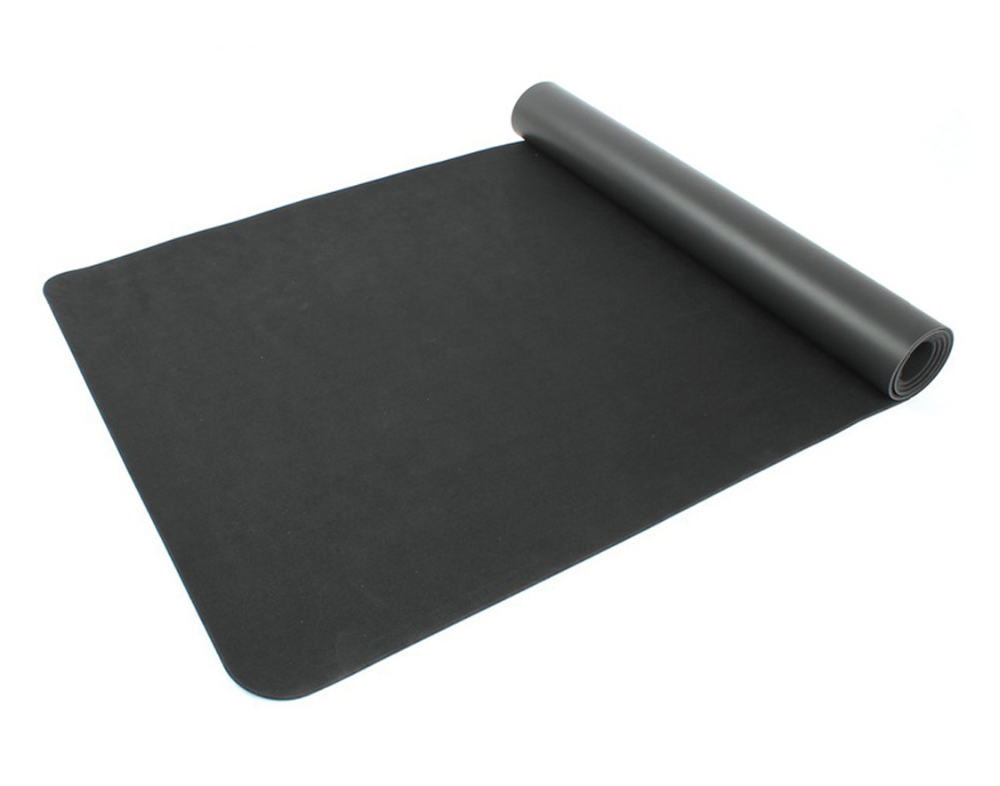 Premium Natural Rubber Bottom PU Leather Top Yoga Mat