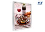 Rectangle Shape Small Desktop Photo Holder Silver Art Surface Processing