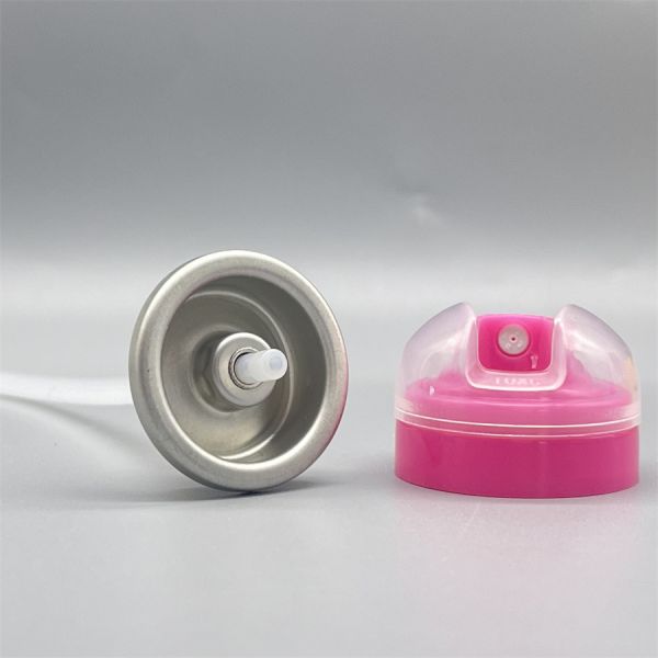 Precision aerosol valve for air fresheners - assembly view