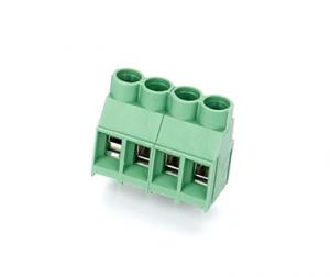China 30-10AWG Electrical Terminal Block Connector CET5 9.52mm Pitch 1*04P Green on sale