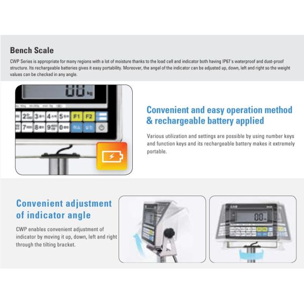 Waterproof IP67 Stainless Steel Platform Scale