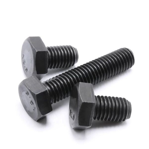 Hexagonal Bolt and Nut m32 DIN933 Stainless Steel Hex Head Bolt for Nature Color