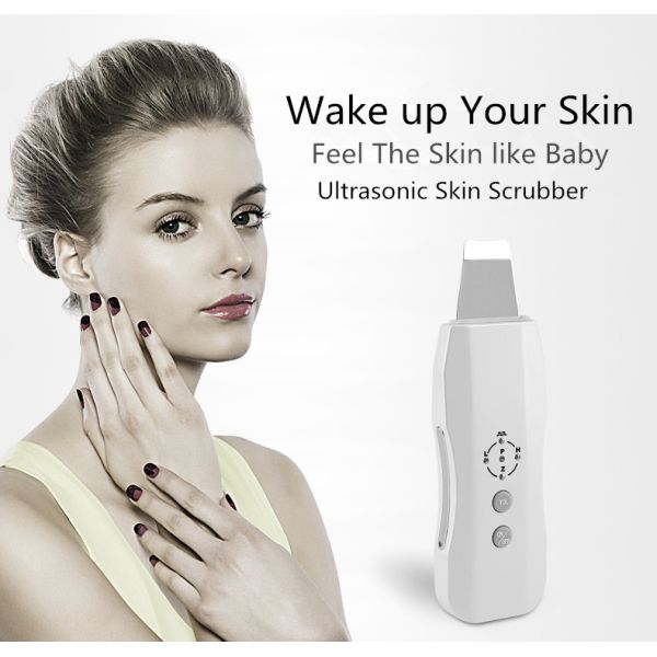 2in1 Anion Ultrasonic Scrubber Portable Skin Scrubber Cleaner Beauty Skin Scrubber Facial Skin Rejuvenation Beauty