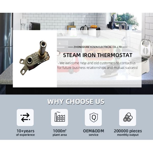 Electric Iron Thermostat Bimetal Temperature Controller 94B for Sewing Machine Parts