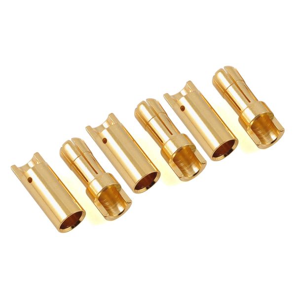600V 65A Gold Plated Banana Plugs 6mm Male Female For Motor ESC Lipo Battery