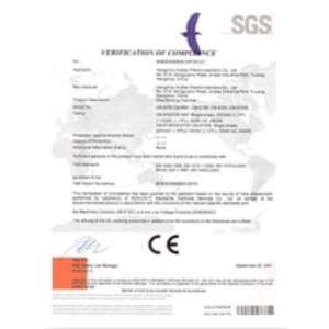 Hefei Mascot International Certifications