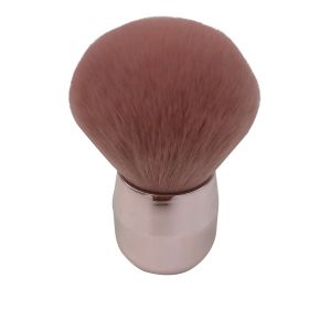 Single Pink Round Blush Diamond Shape Powder Makeup Brush OEM