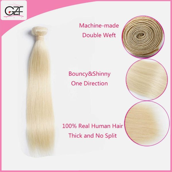 Beauty Hair Products 613# Virgin Body Wave 20 inch Individual Bonded Hair Extensions