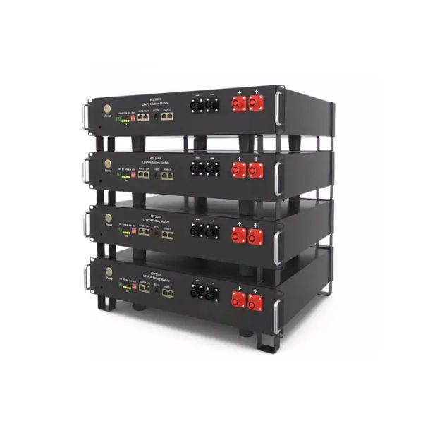 48V 10KWH LiFePO4 Stacked Batteries 200Ah With RS485 RS232 CAN Function