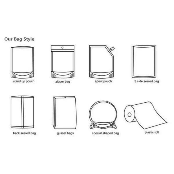 Tin tie tea pouch bag, coffee bean packaging stand up k kraft paper tea paper bag with window Cookie choco pouch