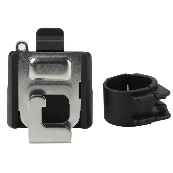Black Handlebar Mount Tube Buckle For GoPro Wi-Fi Remote Control Suit 21-25mm Diameter Monopod