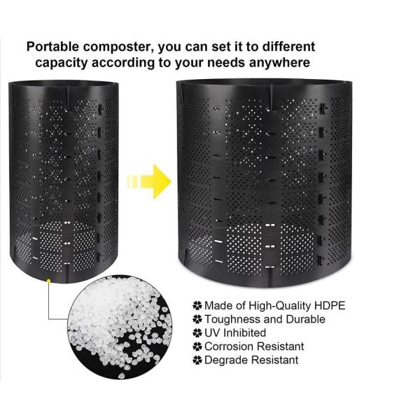 Garden Landscaping HDPE Geobin Compost Bin Eco Friendly